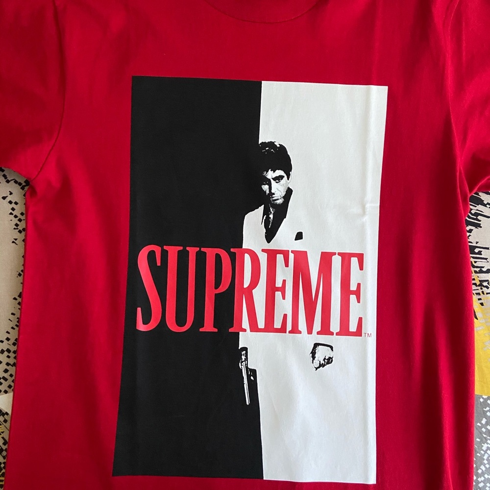 Supreme Scarface Red Tee Size S